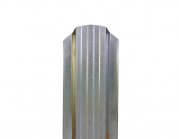 Металлоштакетник полукруглый 110мм Оцинкованный