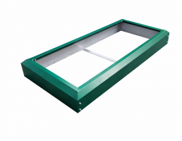 Цветник на могилу зеленый