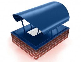 Дымник с Аэродинамическим зонтом 390/390